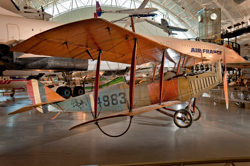 JN-4 Jenny on display